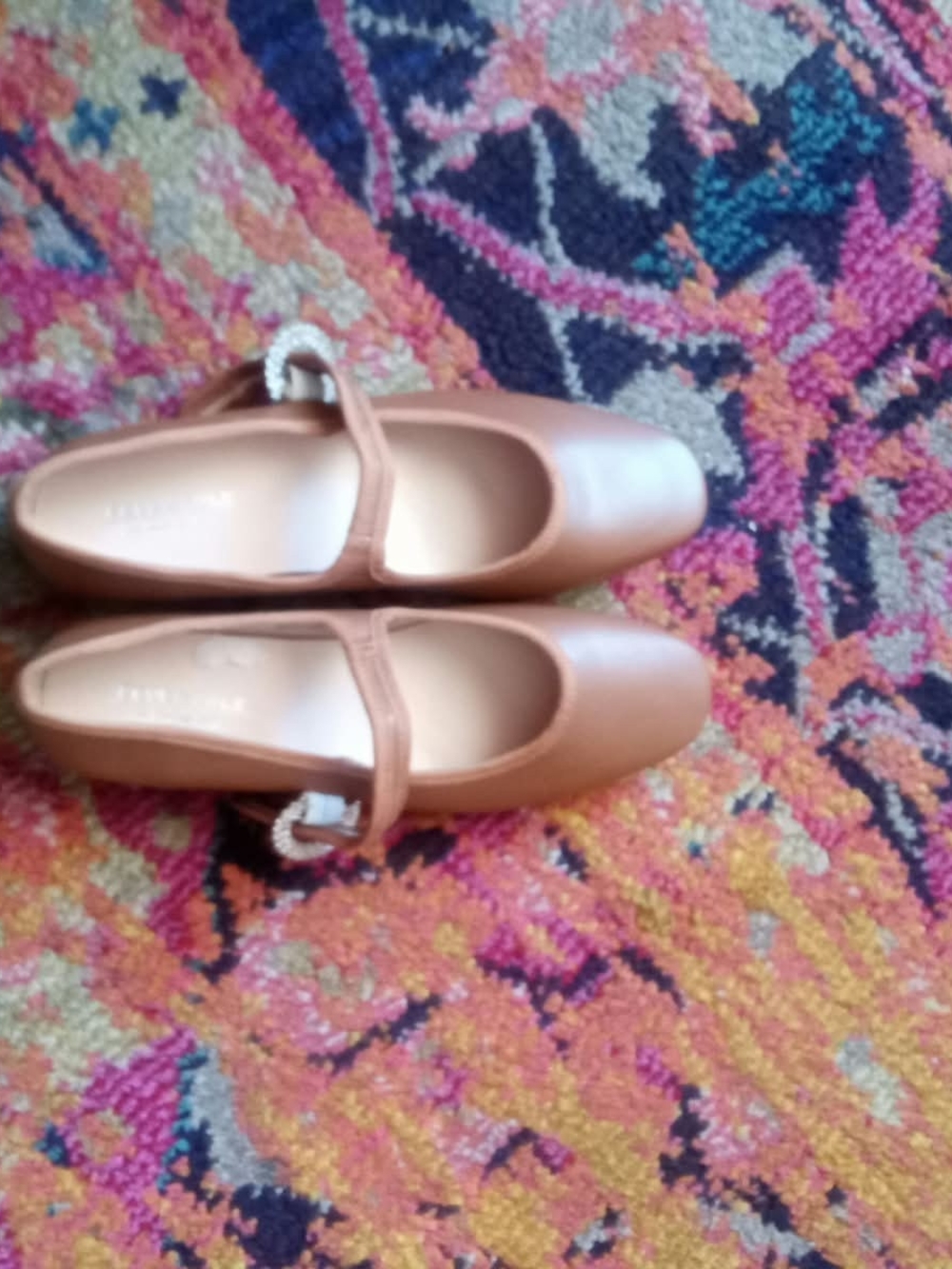& Other Stories Girls Brown Mary Jane Ballet Flats
